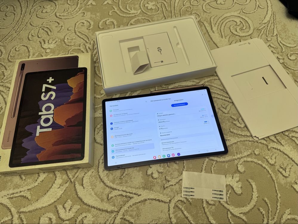 Samsung tab s 7 plus 128gb EAC в хорошем состояние