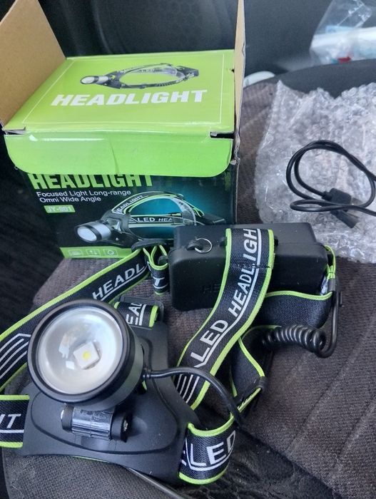 Фонарик налобный, высокого качества