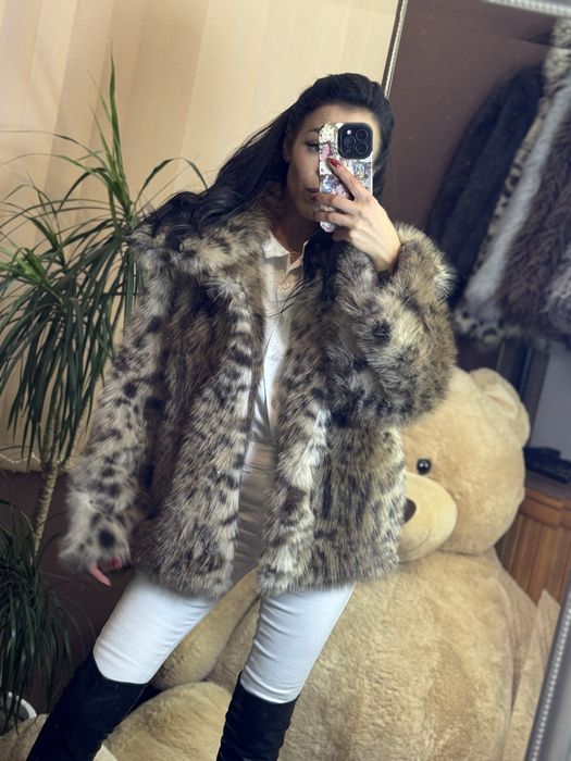 Уникално палто от Висок клас еко косъм !