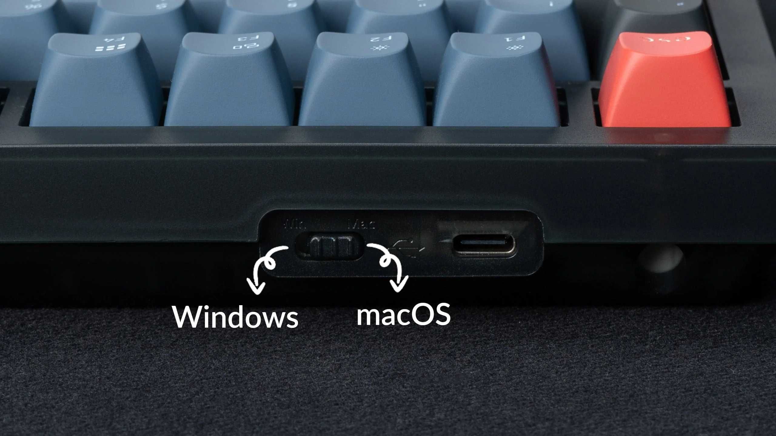 Tastatura Mecanica Keychron V6 QMK ISO UK Layout