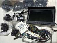 Kit supraveghere AUTO cu 4 camere ,monitor 9inchi CAMECHO,camioane