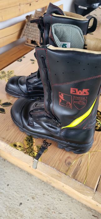 Cizme piele bocanci protectie pompieri germania ews awg svsu isu