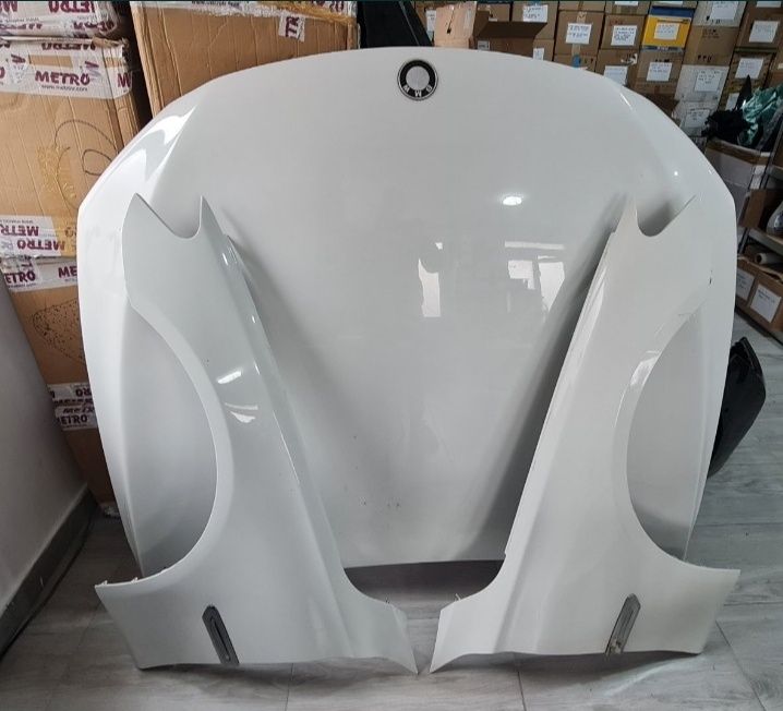 Trager deflector aer suport far aripa capota BMW 7 f01 lci facelift ni