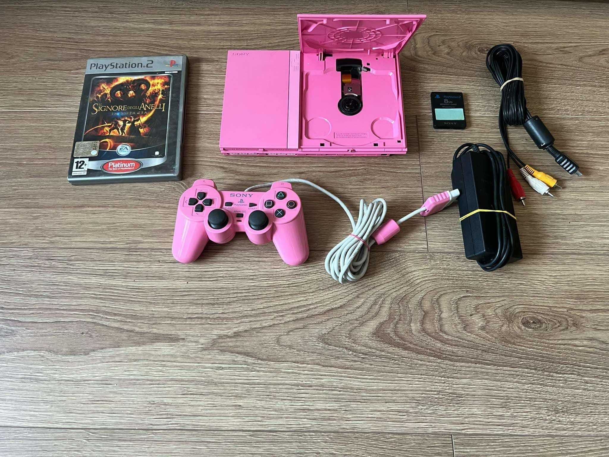De colectie, retro, rara Sony Playstation 2 PS2 ROZ PINK editie rara