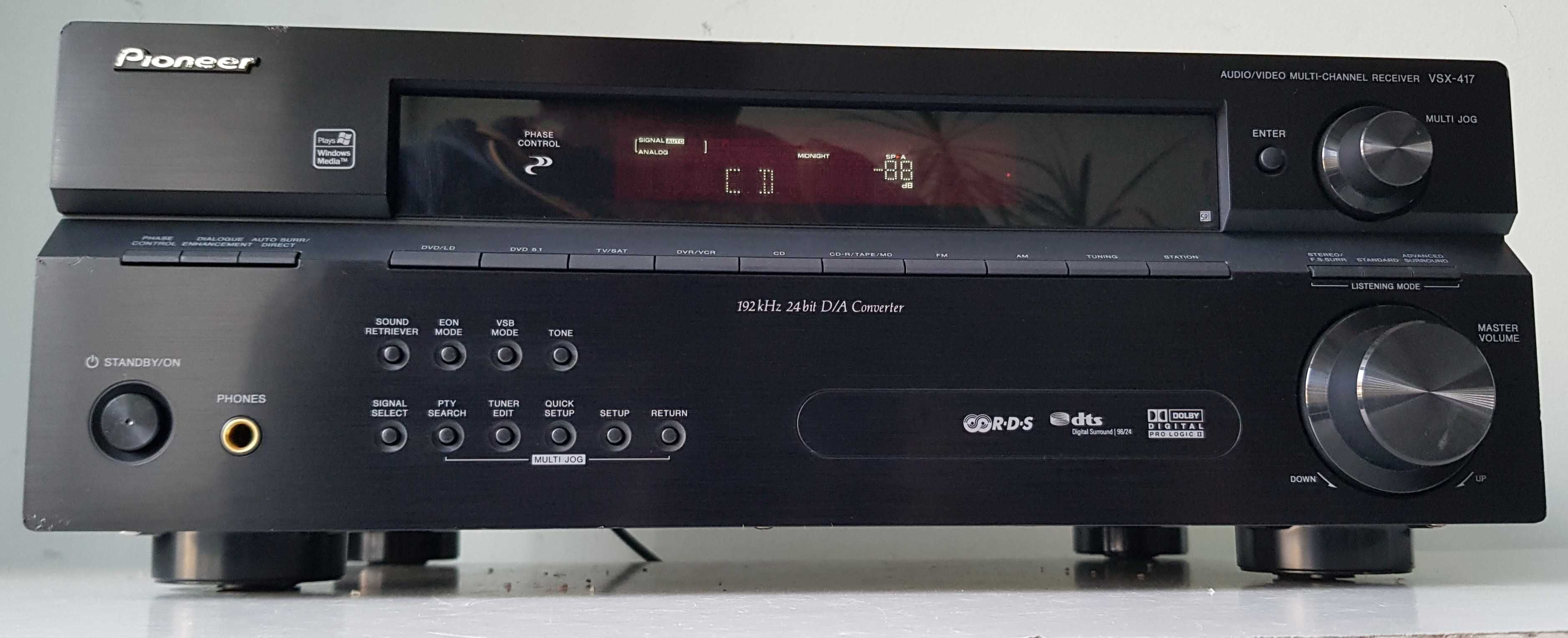 Pioneer VSX 417 amplif 5.1 receiver filme sufragerie casa arta