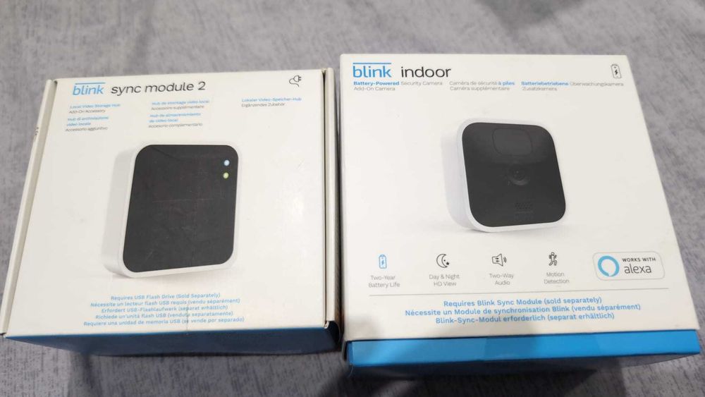 Cameră de supraveghere Blink Indoor, wireless, HD, autonomie 2 ani