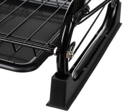 Scurgator de vase pe doua niveluri cu suport pentru pahare si tacamuri