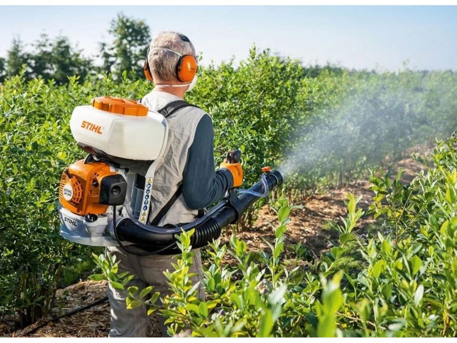 Осенний опрыскивание деревьев