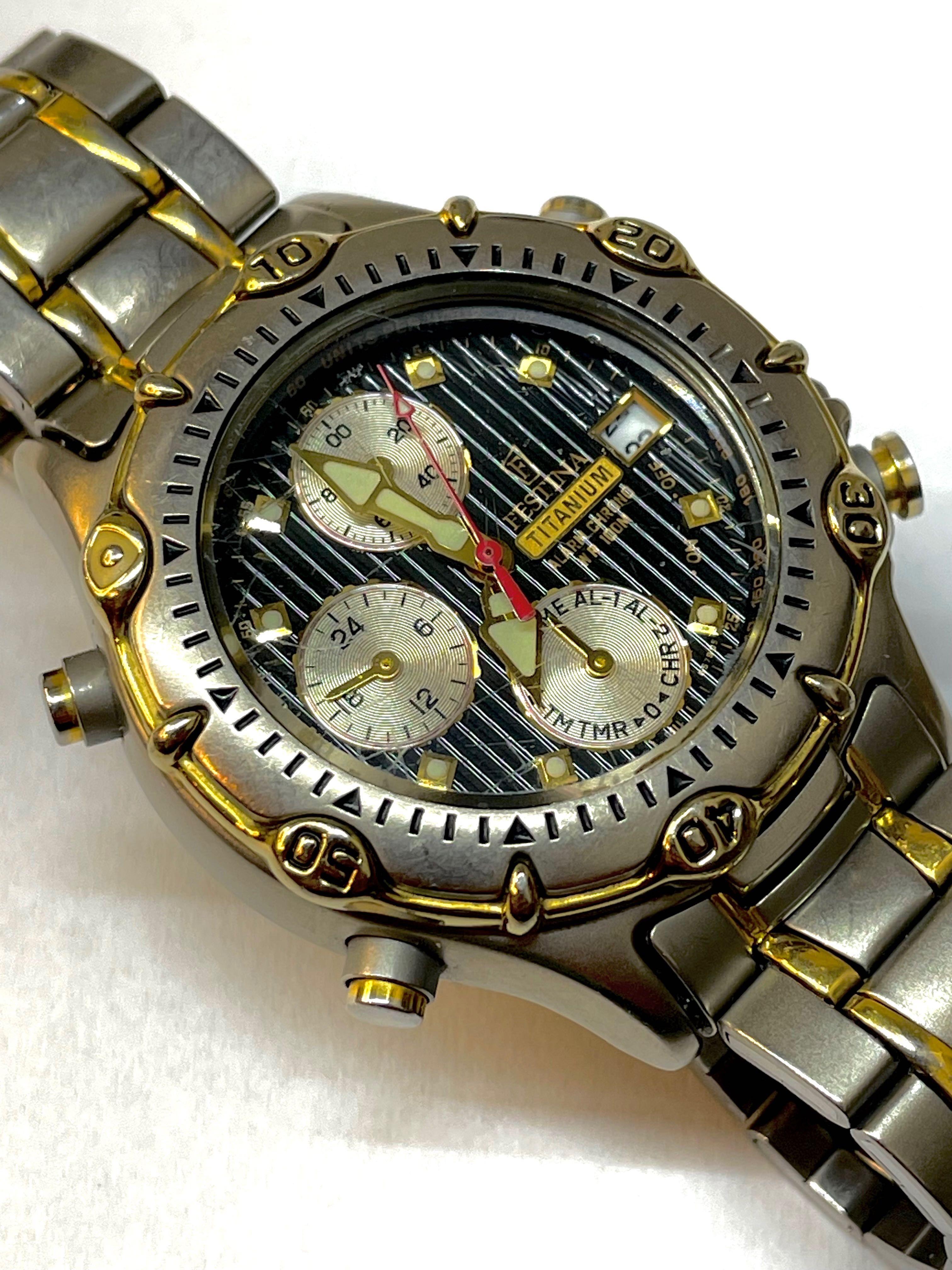 Ceas de dama Festina Titan cronograf