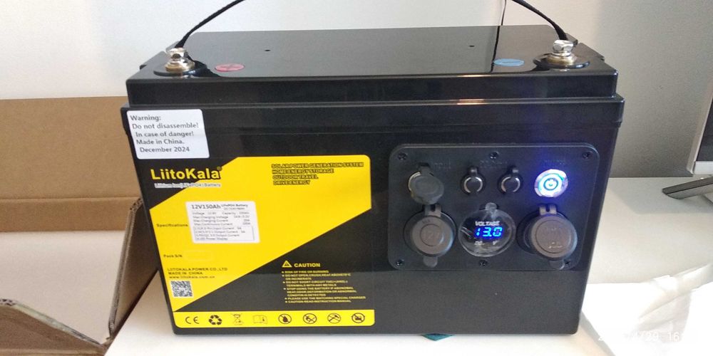 Baterie LiFePO4,12V 150A- Sistem solar/Casa/Back-up/Urgenta/Sursa CPAP