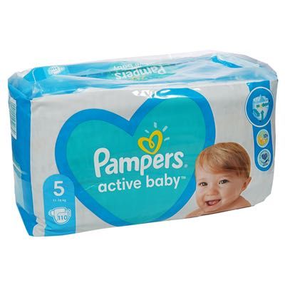 Пелени Pampers Active baby 5 110 бр.