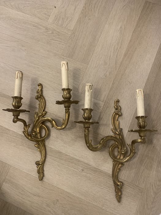 Set aplice bronz masiv