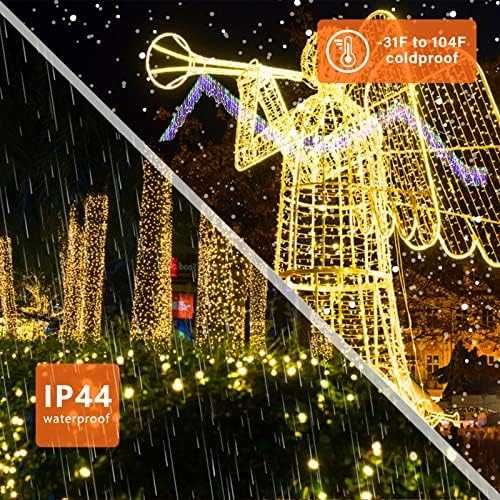 Нови Водоустойчиви Градински светлини 20 метра Лампи градина двор