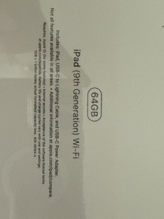 Ipad (9th Generation)