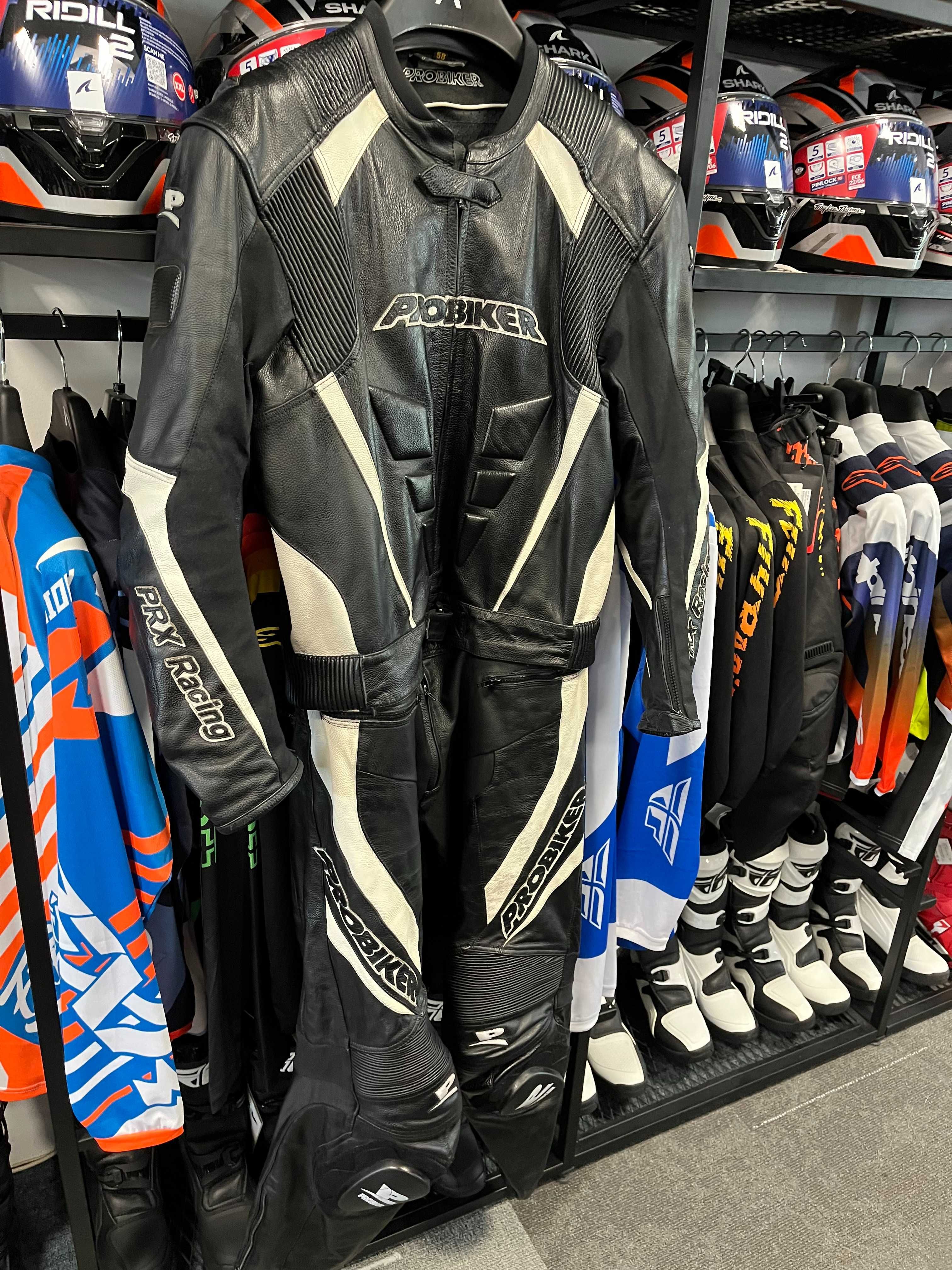 Kожен мото екип PROBIKER PRX- ,2 части 56-XL,всички протектори