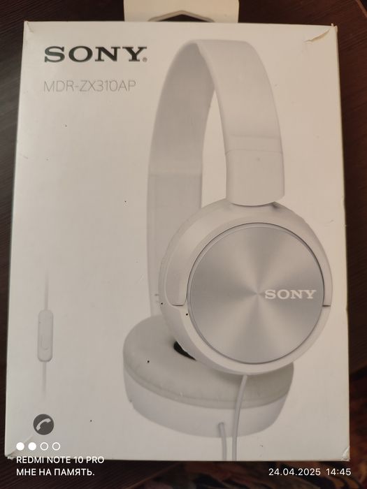 Продам Наушники Sony MDR-ZX310AP