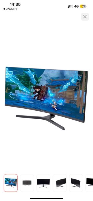 Изогнутый игровой монитор Konka KM3452CG 34 нерабочий