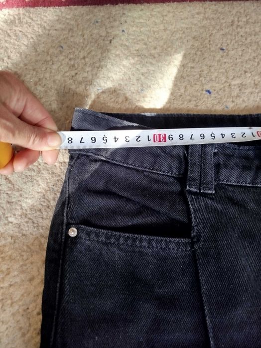 Женские джинсы, хб, темно серые, 48 размера