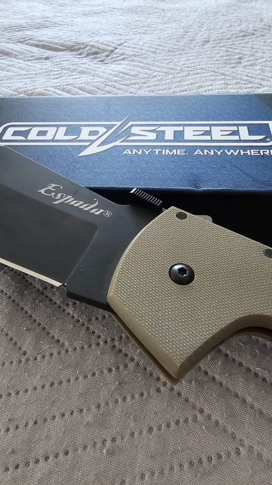 Cuțit - Cold Steel Espada XL Dark Earth G-10 (7.5" Black) 62MGCDEBK