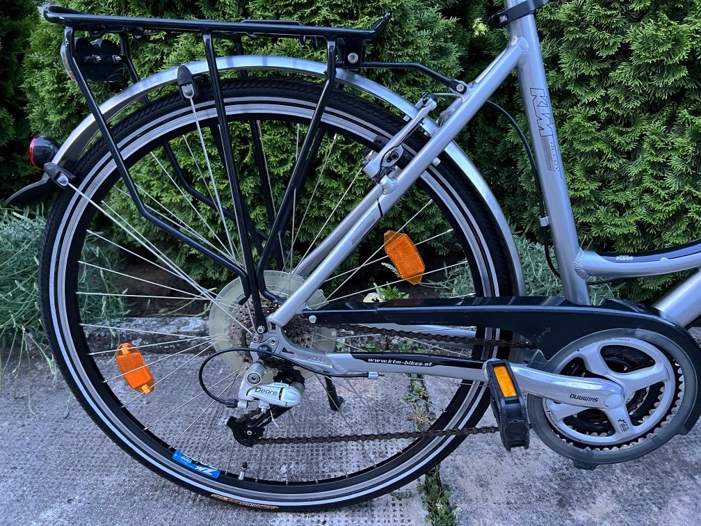 Bicicleta dama oras KTM 28" Aluminiu S/M  Dinam în butuc Shimano Deore