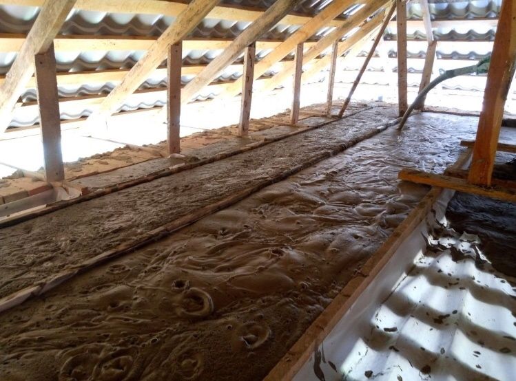 Пенобетон пенобетон утепление крыши