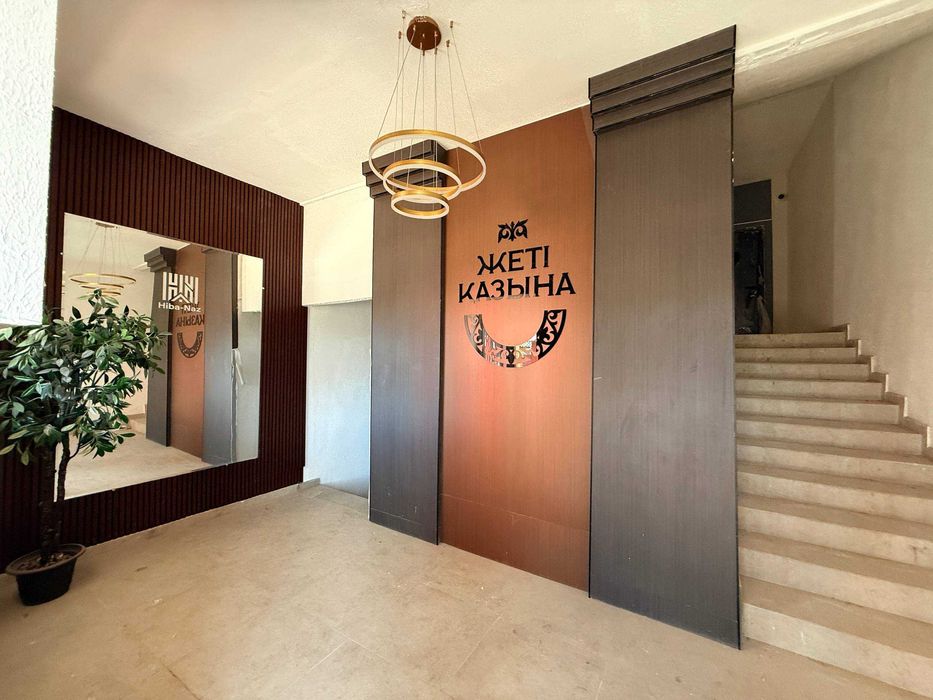 срочно продается 2 комнатная квартира черновая в Жети Казына