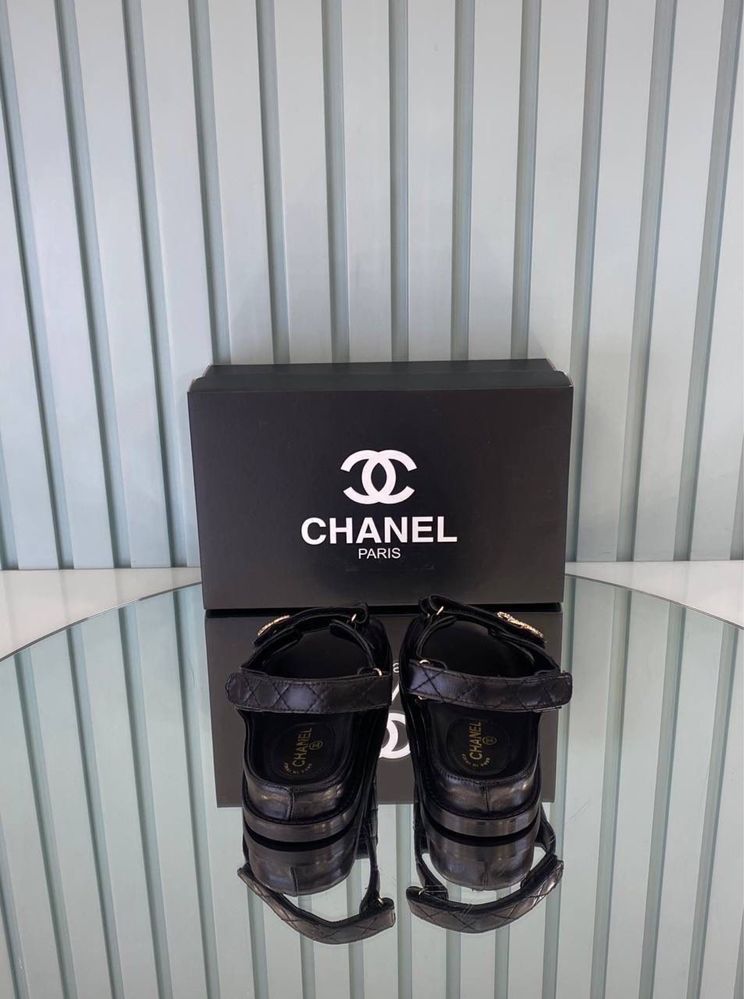 Papuci/Sandale Chanel  Dad  Piele Naturala
