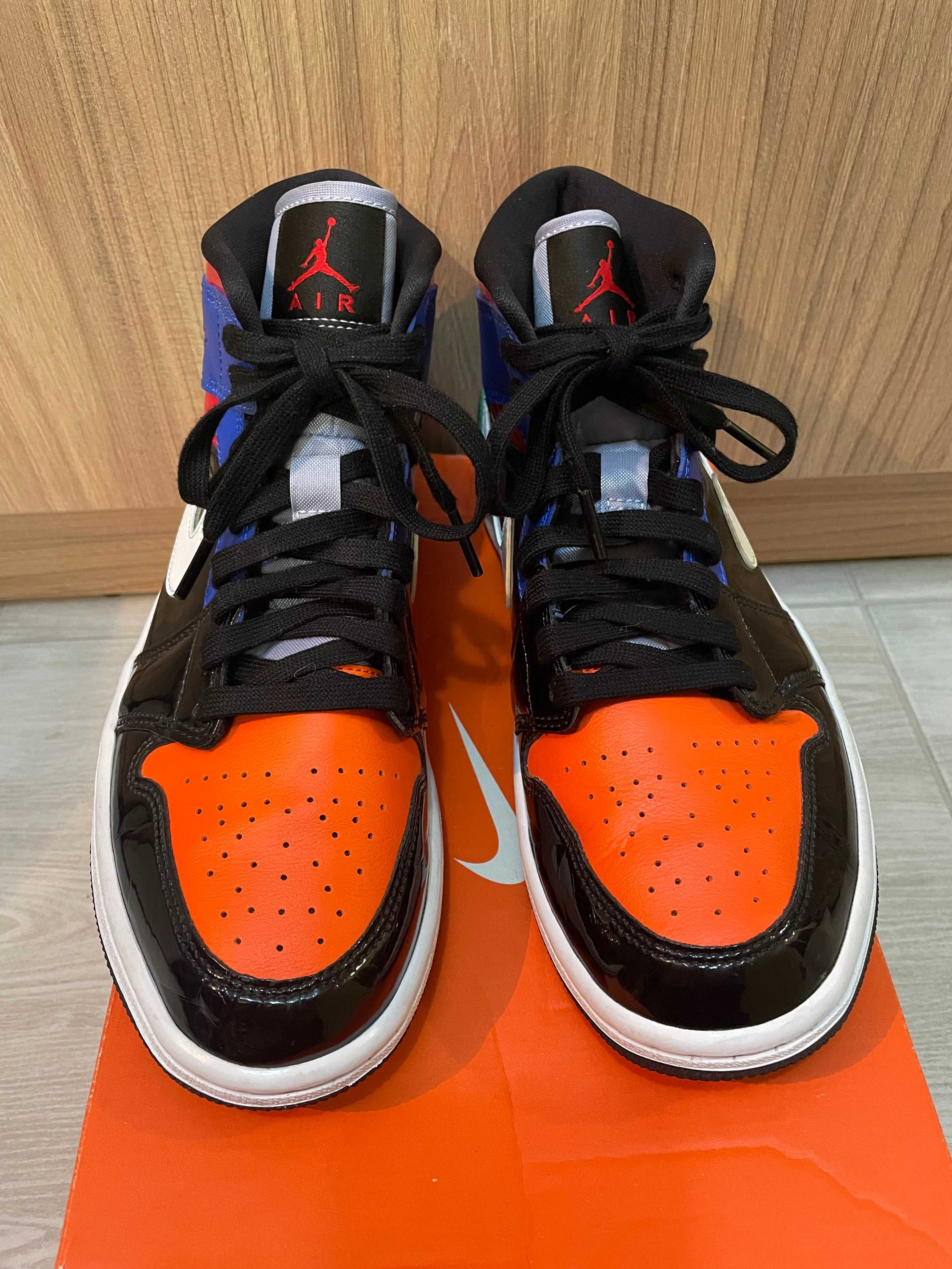 nike AIR JORDAN 1 mid SE retro multicolor унисекс кецове номер 40