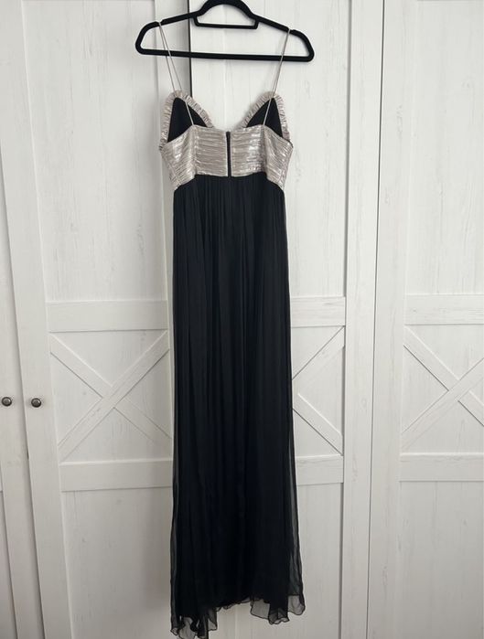 Rochie nissa din matase  cu stelute aplicate