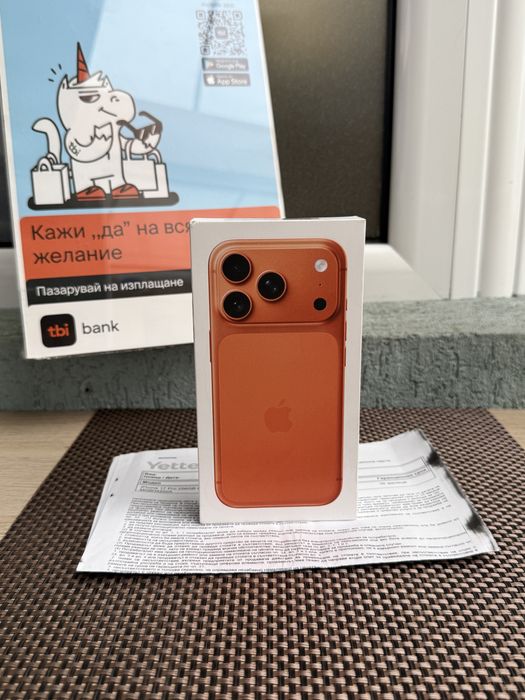 НОВ!36М ГАР *ЛИЗИНГ* iPhone 17 Pro Cosmic Orange 256Gb /Айфон Гаранц