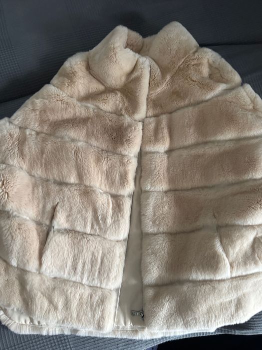 Палто от естествен косъм чинчила