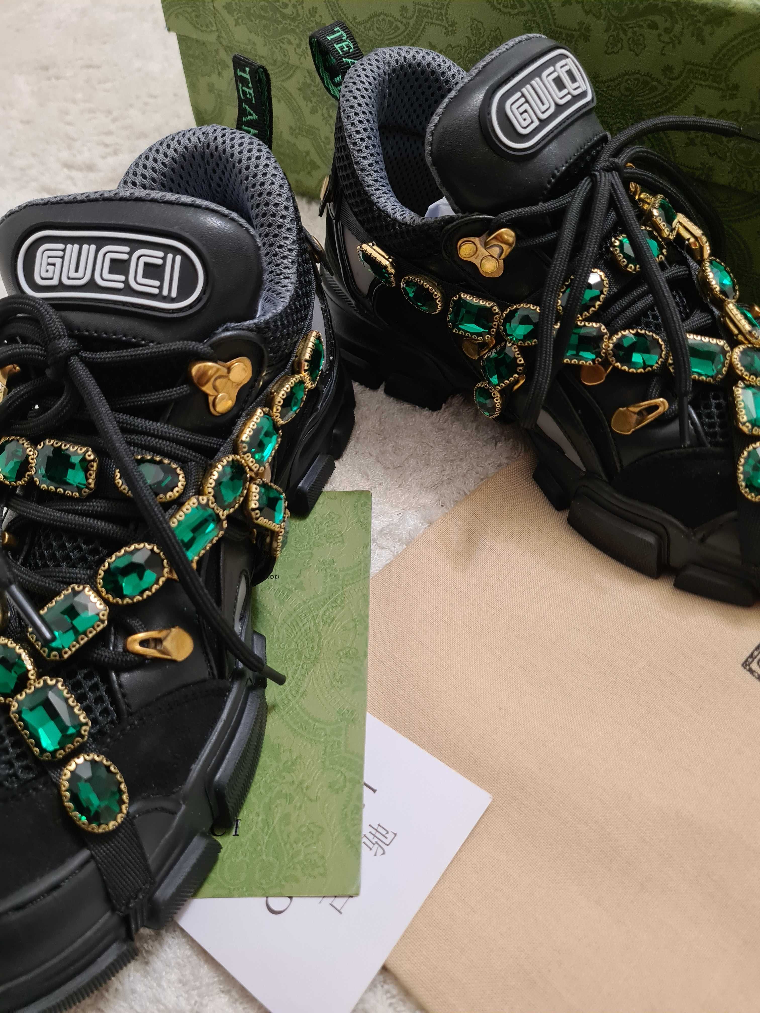 Adidasi Gucci Flashtrek, marimi 35-40, pantofi Premium