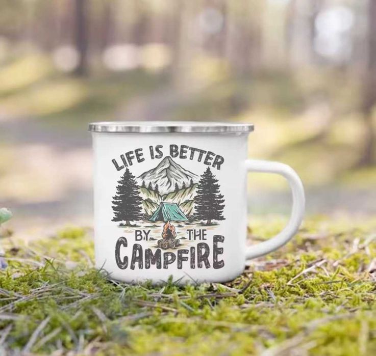Планинарско метално емайлирано канче Mug