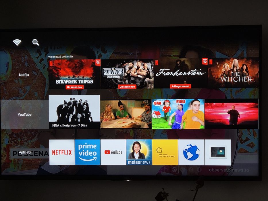 Sony Smart 49XF7005 stare impecabila - puține ore functionare