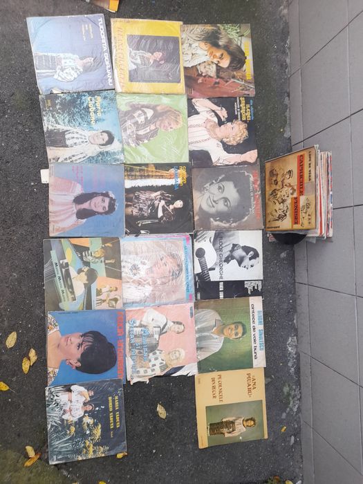 Discuri de vinil, muzica usoara, rock, populare