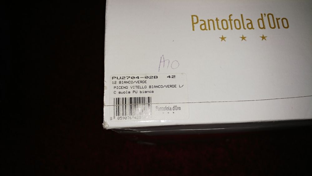 Ghete fotbal piele Pantofola D'oro Piceno Vitelo nr.42