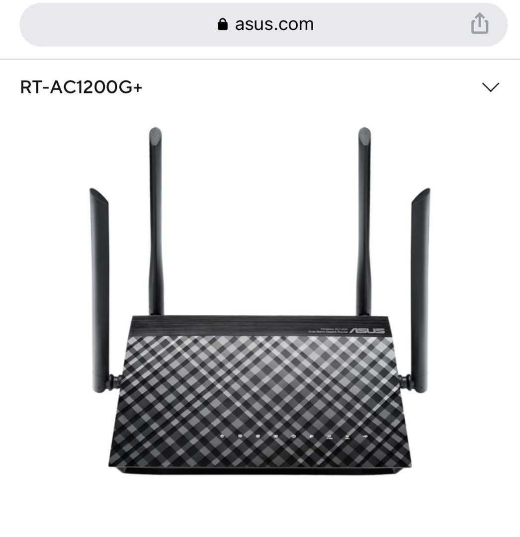 Router ASUS RT-AC1200G+