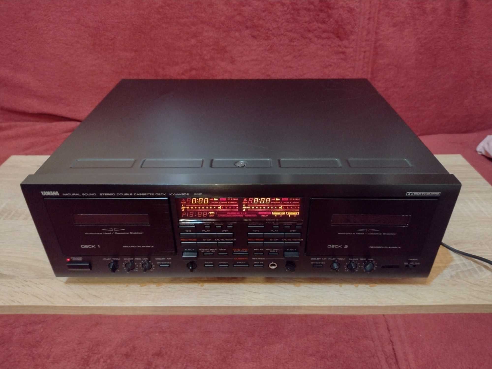 Yamaha KX-W952 Double Cassette Deck, Dual recording