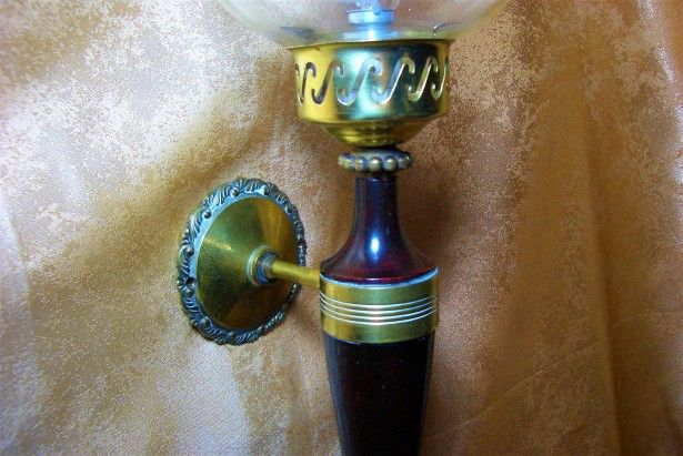 Set aplice electrice Art Deco Mid Century sculpturale, raritate