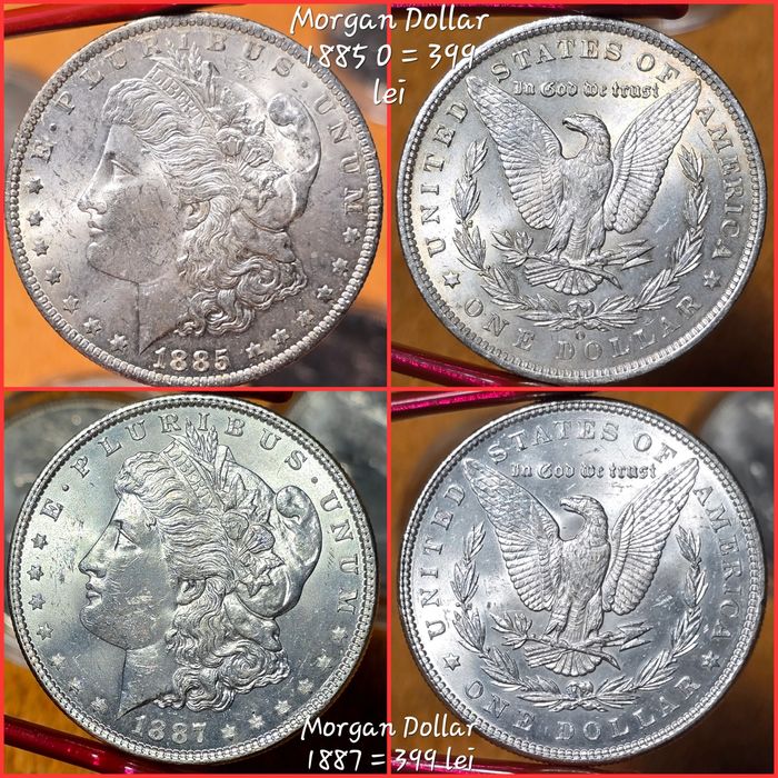 SUA Vechi Morgan Peace Dollar monede argint 90%