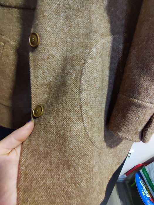 Дамско палто с две лица