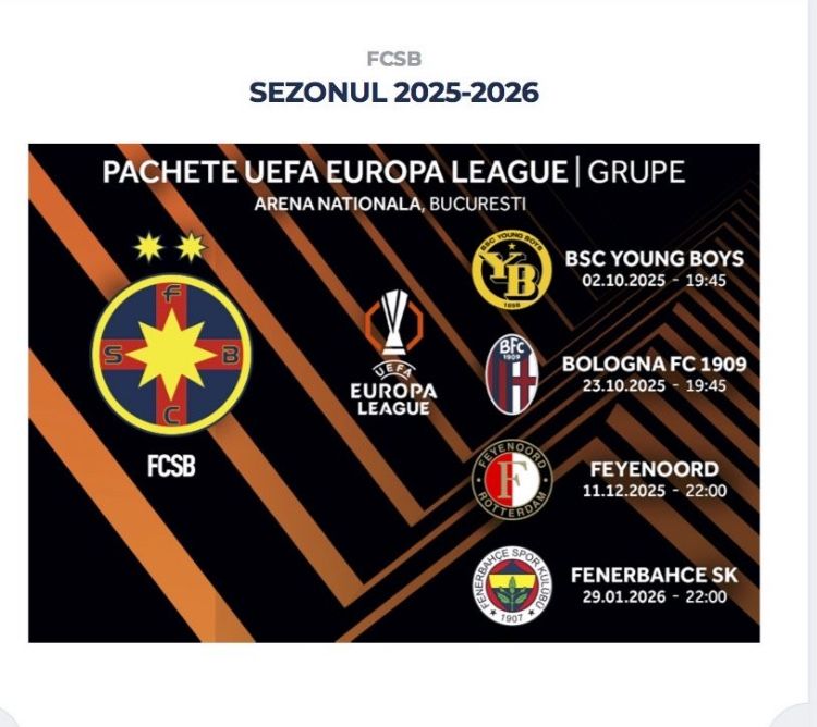 Fcsb-Feyenoord Fcsb-Fenerbache