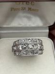Inel victorian aur 18k diamante old cut 2.8ct