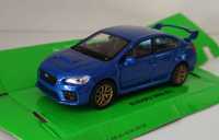 Macheta Subaru WRX STi albastru - Welly 1/36