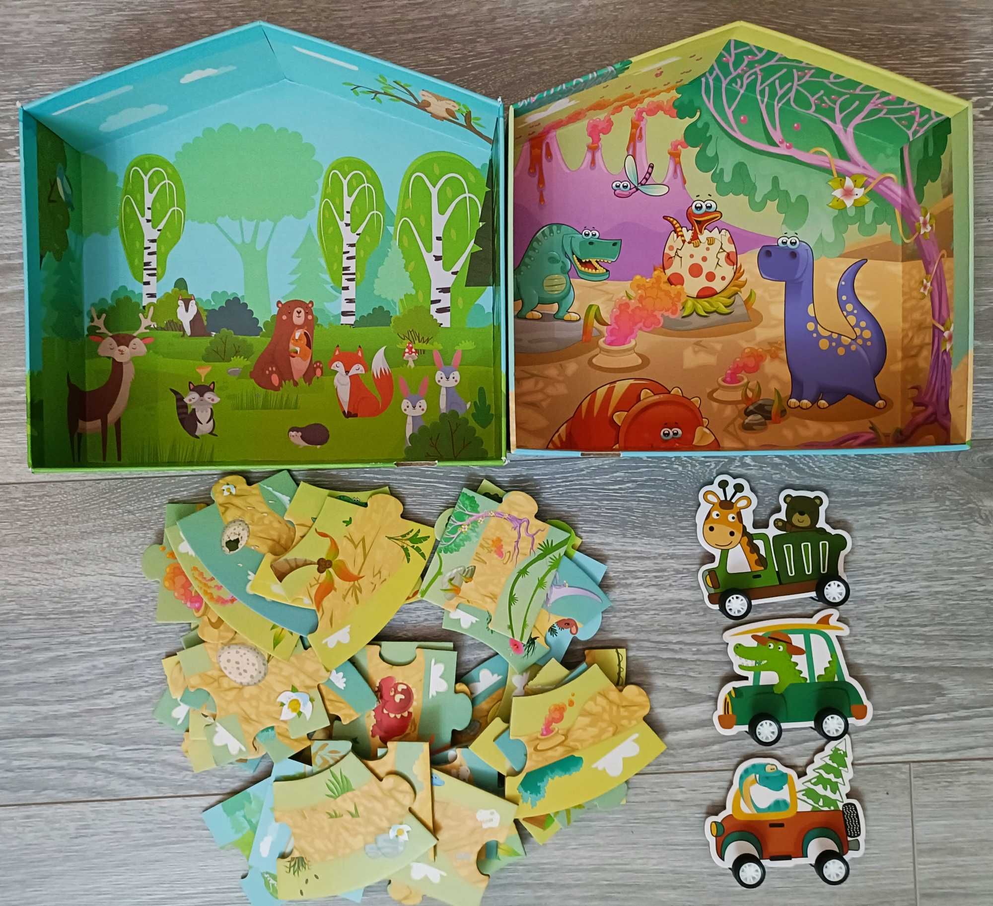 Puzzle și joc 2 în 1