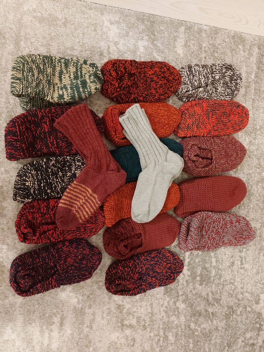 Терлици, гети родопски ръчно изработели плетени вълнени чорапи нови