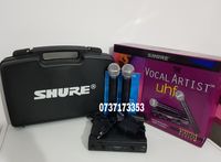Set 2 microfoane wireless profesionale Shure SM58 valiza inclusa