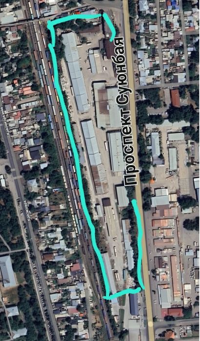 Промбаза со складами в Турксибском Районе