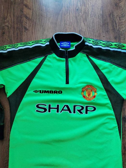 UMBRO Manchester United 1998-99 Retro Goalkeeper-футболна ретро  М-Л