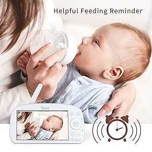 Бебефон с камера Teble – 720p HD, голям дисплей, въртене и зум